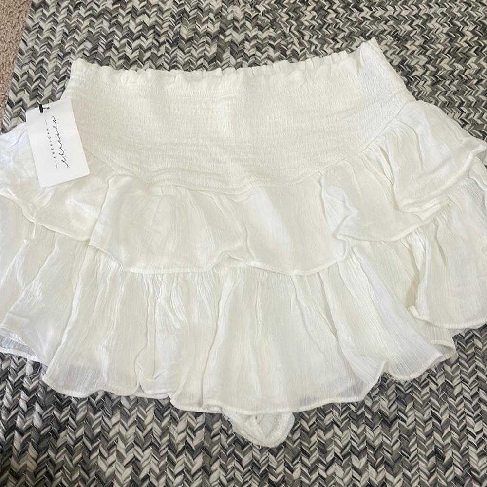 White brand new American threads skirt